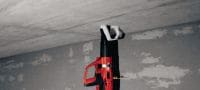 X-ECH/FR U Огнестойкий держатель кабеля с гвоздем Держатель пучков электрокабелей (огнестойкий) Применения 1