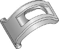 MQT Зажим для металлических балок Зажим для металлических балок для крепления профилей к стальным балкам без сверления или сварки