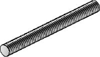 Резьбовая шпилька АМ – сталь марки 4.8 (оцинкованная) Оцинкованная резьбовая шпилька, сталь марки 4.8