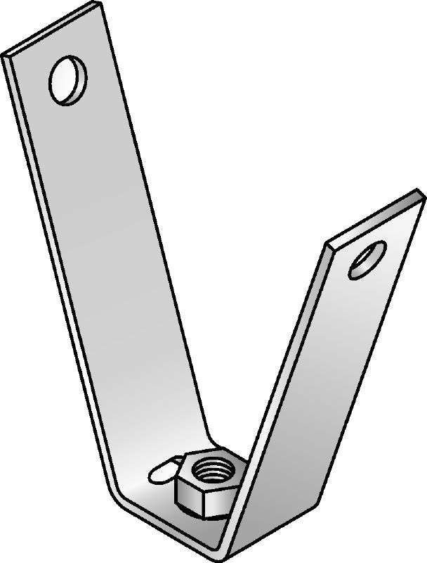 MF-TSH Оцинкованный подвес для перекрытий для крепления резьбовых шпилек к профлисту